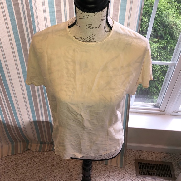 Jones New York Tops - Jones New York Button Back 100% Silk Blouse Jones New York Tops - Jones New York Button Back 100% Silk Blouse